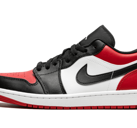 Nike Sko Air Jordan 1 Low Bred Toe (2021)